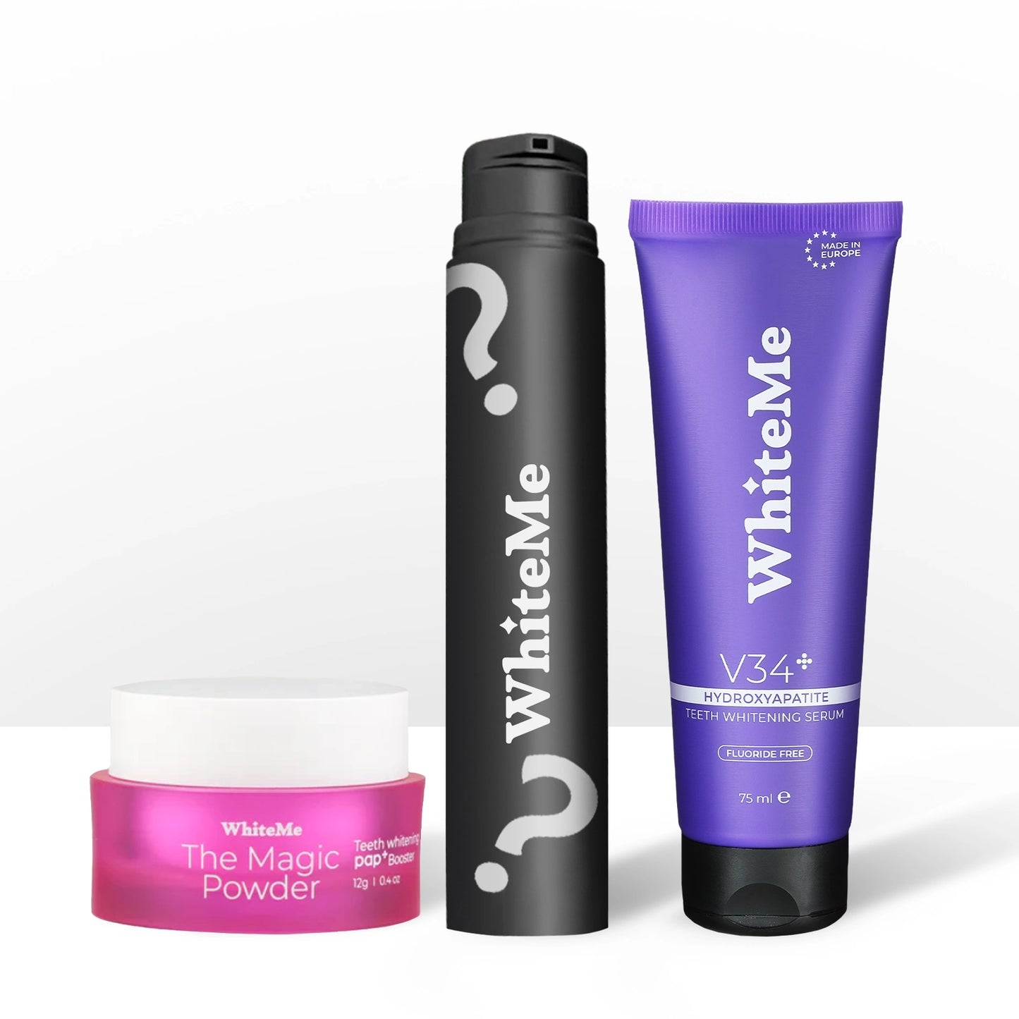 PAP+ Powder + V34 + Подарък паста за зъби с аромат (на случаен принцип)