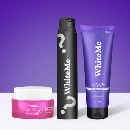 PAP+ Powder + V34 + Подарък паста за зъби с аромат (на случаен принцип)