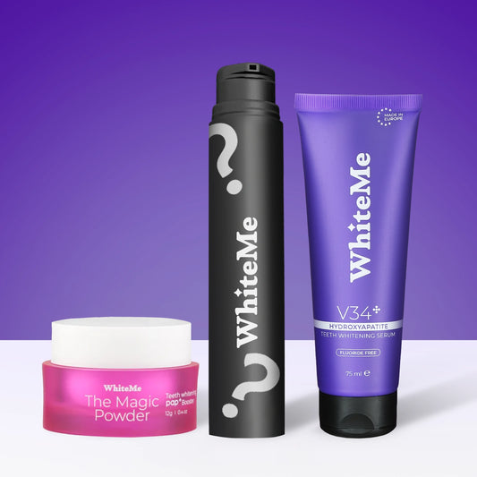 PAP+ Powder + V34 + Подарък паста за зъби с аромат (на случаен принцип)