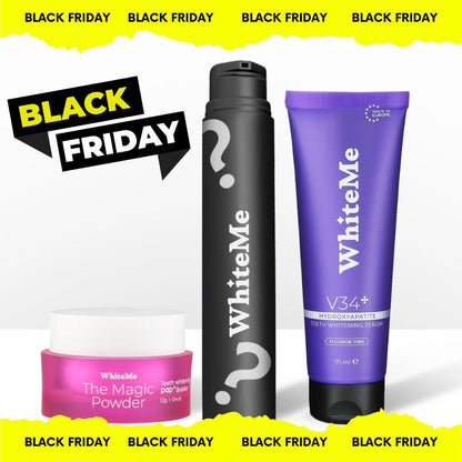 PAP+ Powder + V34 + Подарък паста за зъби с аромат (на случаен принцип)